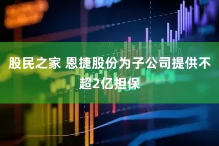 股民之家 恩捷股份为子公司提供不超2亿担保